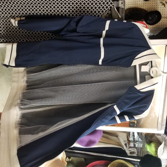 Dior Navy and White Bomber Jacket - Picture 2 of 5